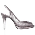 thumbnail image 3 of Womens Adrianna Papell Georgi Platform D'Orsay Dress Sandals - Gunmetal, 3 of 6