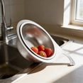 thumbnail image 4 of TIEVOSA Drain for Kitchen Stainless Steel Strainer Multifunction Hanging Strainer Colander Drain Quick Drain Kitchen for Hanging Filter Bas, 4 of 6