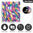 thumbnail image 5 of Yayeee Magnetic Dishwasher Cover for The Front Decoration Home Kitchen Machine Sticker Protector, Colorful Wavy Pattern, 5 of 6