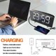thumbnail image 5 of XWSHYW Productos Electronicos Reloj Despertador Digital Radio Led Reloj Electrónico Creativo con Función de Repetición Alarm Radio Fm Pantalla Grande 7 Pulgadas Reloj Digital con Carga Usb, 5 of 7