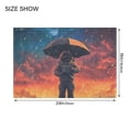 thumbnail image 4 of Yayeee Bath Rugs for Bathroom Floor Set of 2 Non Slip Fluffy Soft Absorbent Mat, Astronaut at Dawn, 4 of 7