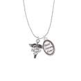 thumbnail image 2 of Delight Jewelry Silvertone Caduceus - NP Best Mom Ever Charm Necklace, 2 of 4