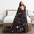 thumbnail image 5 of KLL Fleece Blanket Plush Throw Blanket I love you Mom ,Soft Fuzzy Cozy Flannel Blanket for Couch Sofa Bed.(50"x40" ), 5 of 7