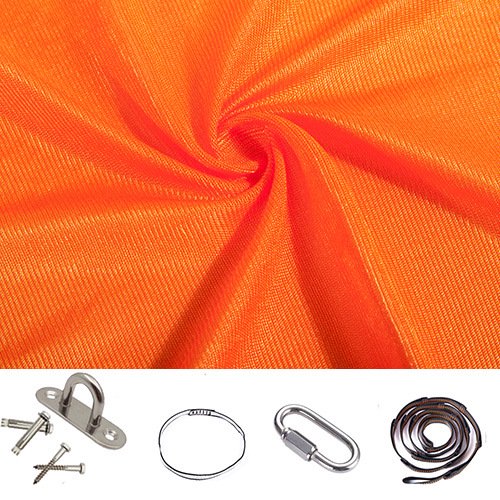Hamaca de interior para niños, hamaca para exteriores, hamaca elástica de nailon sensorial para yoga