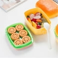 thumbnail image 4 of Boîte à Lunch Hamburger Créative Boîte Bento pour Enfants Boîte à Lunch Hamburger Créative Contenant Alimentaire avec Fourchette Contenant Alimentaire 800ml, 4 of 6