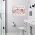 thumbnail image 6 of Pink Pig flowers Wall Art Farmhouse Pig Pictures Wall Decor God Says You Are Animal Canvas Prints Framed Modern painting Artwork for Bathroom Kitchen Bedroom Dining Room Office 16"x12", 6 of 6