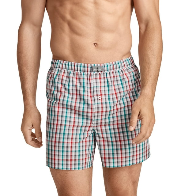 Jockey Boxeur Tissé 100 % Coton pour Hommes de 5 Po