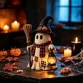 thumbnail image 3 of DVKOVI Halloween Resin Ghosts Carrying Lamp Ghost Figurine Sculpture Night Light for Home Tiered Tray Tabletop Decor, 3 of 4