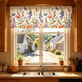 thumbnail image 6 of Patterned Kitchen Short Curtain with Water Resistant Feature, Decorative Half Window Curtain for Kitchen Windows, Washable Light Filtering Curtain for Home Kitchen Decor and Sunlight Control, 6 of 7