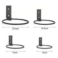 thumbnail image 6 of Dengjunhu Flower Pot Holder Ring Wall Mounted Metal Planter Hooks Hangers Wall Bracket, Black 4 Sizes Optional, 6 of 8