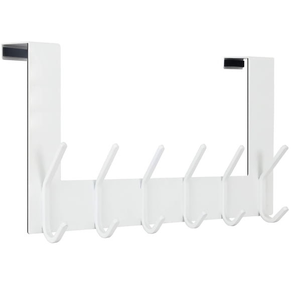 WEBI Over The Door Hook,Over Door Towel Rack,Door Hanger,Door Coat Hanger,Over The Door Coat Rack,Door Hooks for Hanging Clothes,Towels,Behind Back o