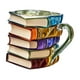 thumbnail image 1 of Taza de libro pintado, taza de café, decoración del hogar, de café creativa de resina para bibliotecarios, lectores, escritores, bibliófilos, amantes Estilo A, 1 of 8