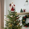 thumbnail image 4 of FeiFu Christmas Decoration Doll Tree Topper Star Christmas Tree Decorations Powered Suitable for Christmas Tree Decoration Enhances Holiday Warmth(By Two AA Batteries), 4 of 6