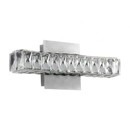 3-572-24 Oxygen Lighting Elan - 7.5W 1 LED Wall Sconce-5.5 Inches Tall and 15 Inches Wide-Satin Nickel Finish