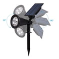 thumbnail image 5 of Foco solar LED de pared para exteriores, IP65 resistente al agua, encendido automático por la noche/apagado automático por el día, ángulo ajustable de 180° (blanco), 5 of 5