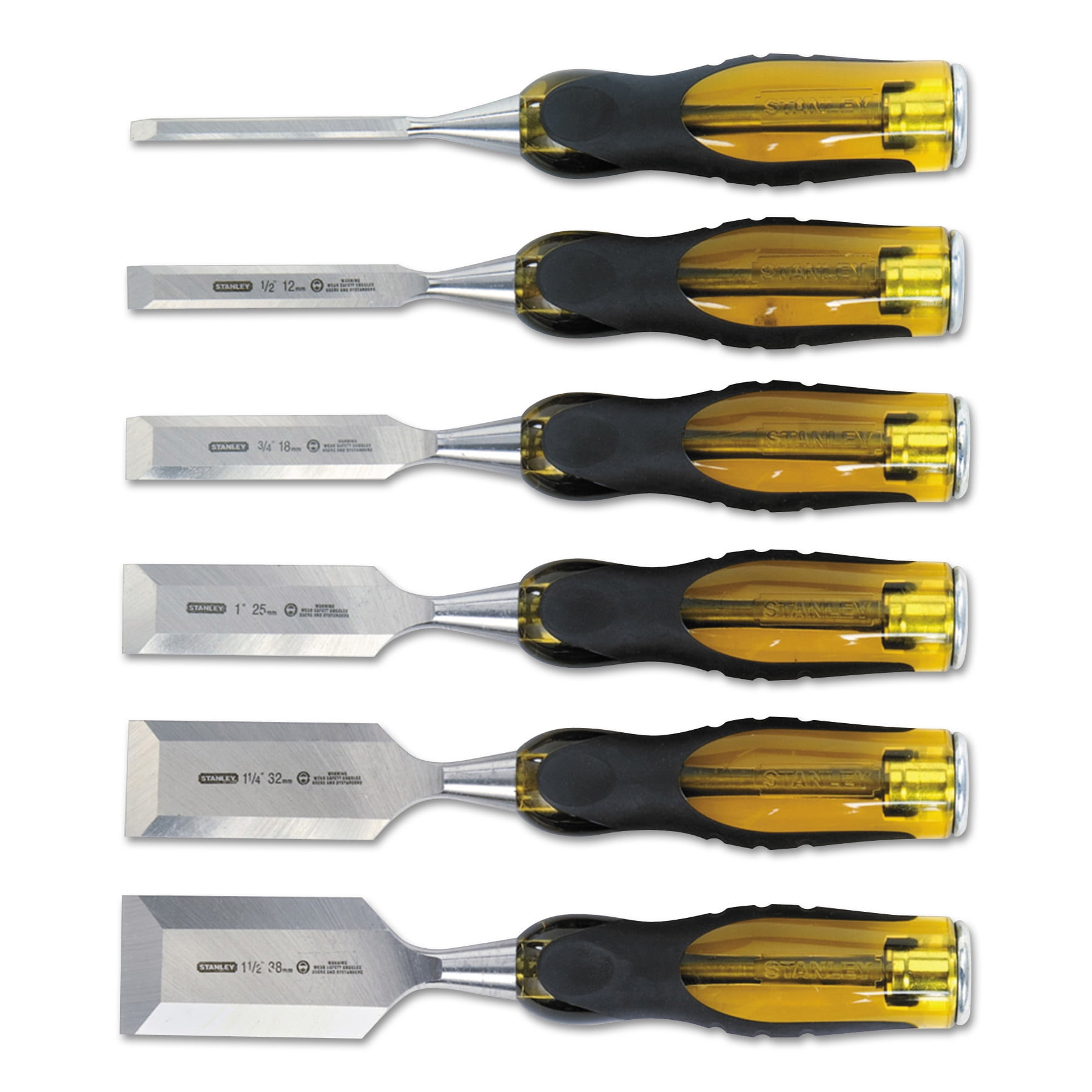 STANLEY FatMax 16-971 6-Piece Short Blade Chisel Set by Stanley® Products