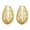 Gold, variant on 14k Gold Plated Vintage Oval Pentagram Hoop Earrings Boho Oval U-shaped Earrings for Women