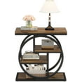 thumbnail image 5 of Tribesigns 4-Tier End Table for Living Room, Wood Narrow Side Table for Bedroom, Rustic Brown, 5 of 8
