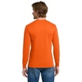 thumbnail image 5 of Gildan High Visibility Long Sleeve Safety Shirt, Hi-Vis Workwear, 50/50 Cotton/polyester, Orange, S, 5 of 5