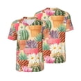 thumbnail image 6 of Rocae Succulent And Cactus for Breathable Men's Baseball T-Shirt Fashionable Casual Baseball Jersey, Moisture-wicking Sportswear 4X-Large, 6 of 9