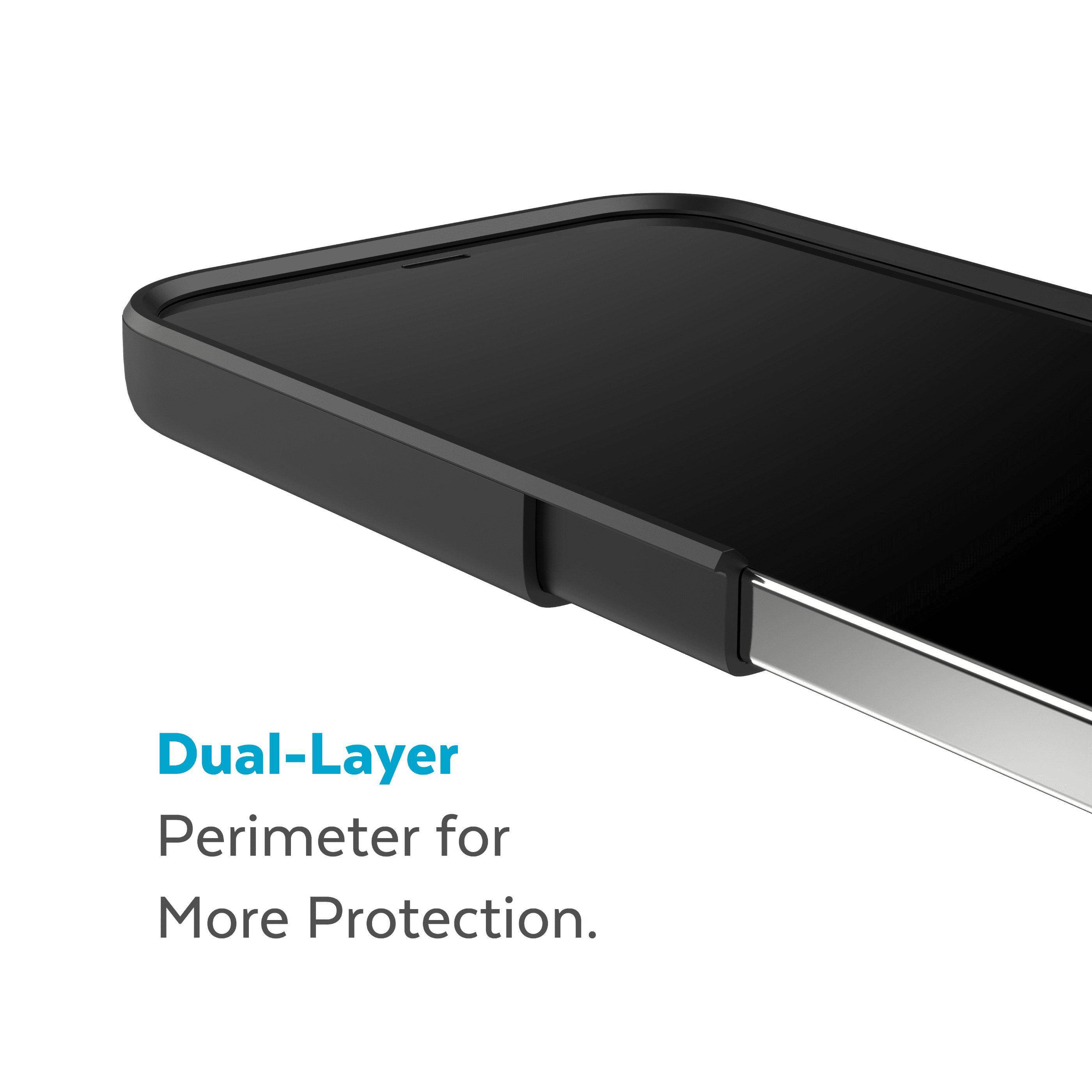 Speck GemShell Grip Back Cover Cell Phone Case for Apple iPhone 14 Pro Max, Black
