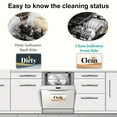 thumbnail image 3 of Shoreew 2Pcs Dirty Clean Dishwasher Magnet Dish Washing Machine Dirty Clean Magnetic Indicator Acrylic Sign Kitchen Fridge Decoration, 3 of 6