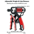thumbnail image 4 of Grip Strength Trainer Adjustable Distance/Resistance 20-260LBSes, Ergonomic Non-Slip Rubber Hand Gripper, Double Spring, 4 of 6