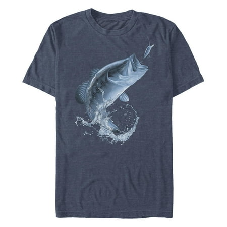 Men s Lost Gods Fishing Splash Graphic T-Shirt