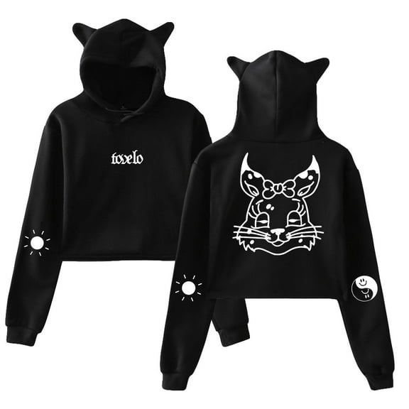 Tove Lo Hoodie Sweatshirt for Girls Cat Ear Crop Top Women Casual Girl Youth Tour Fashion Long Sleeve