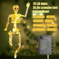 thumbnail image 3 of Halloween Skeleton Life Size Full Body Realistic Posable Movable Jonints for Halloween Party Decoration Décor, 3 of 14