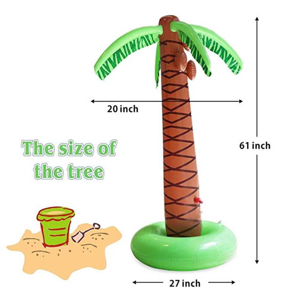 inflatable palm tree sprinkler