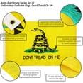 thumbnail image 2 of Anley EverStrong Series Embroidered Dont Tread On Me Flag 3x5 Feet - Tea Party Flags, 2 of 7