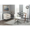 thumbnail image 5 of Lumisource Claudia Barrel Chair With Black And Cream Finish CHR-CLAUDIA BKCR, 5 of 5