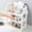 White, variant on Spice Rack, Space Saving Kitchen Countertop Organizer, Three Tier Desktop Storage Shelf for Spices Bottles Vegetables, White