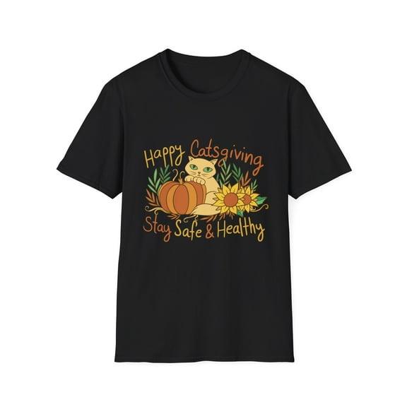 Happy Thanksgiving Kitten Cat Kitty Men Women Kids TShirt