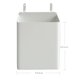 thumbnail image 2 of Portavasos De Tablero Perforado ANGGREK Contenedores De Almacenamiento De Metal Color Blanco Marfil, 2 of 8