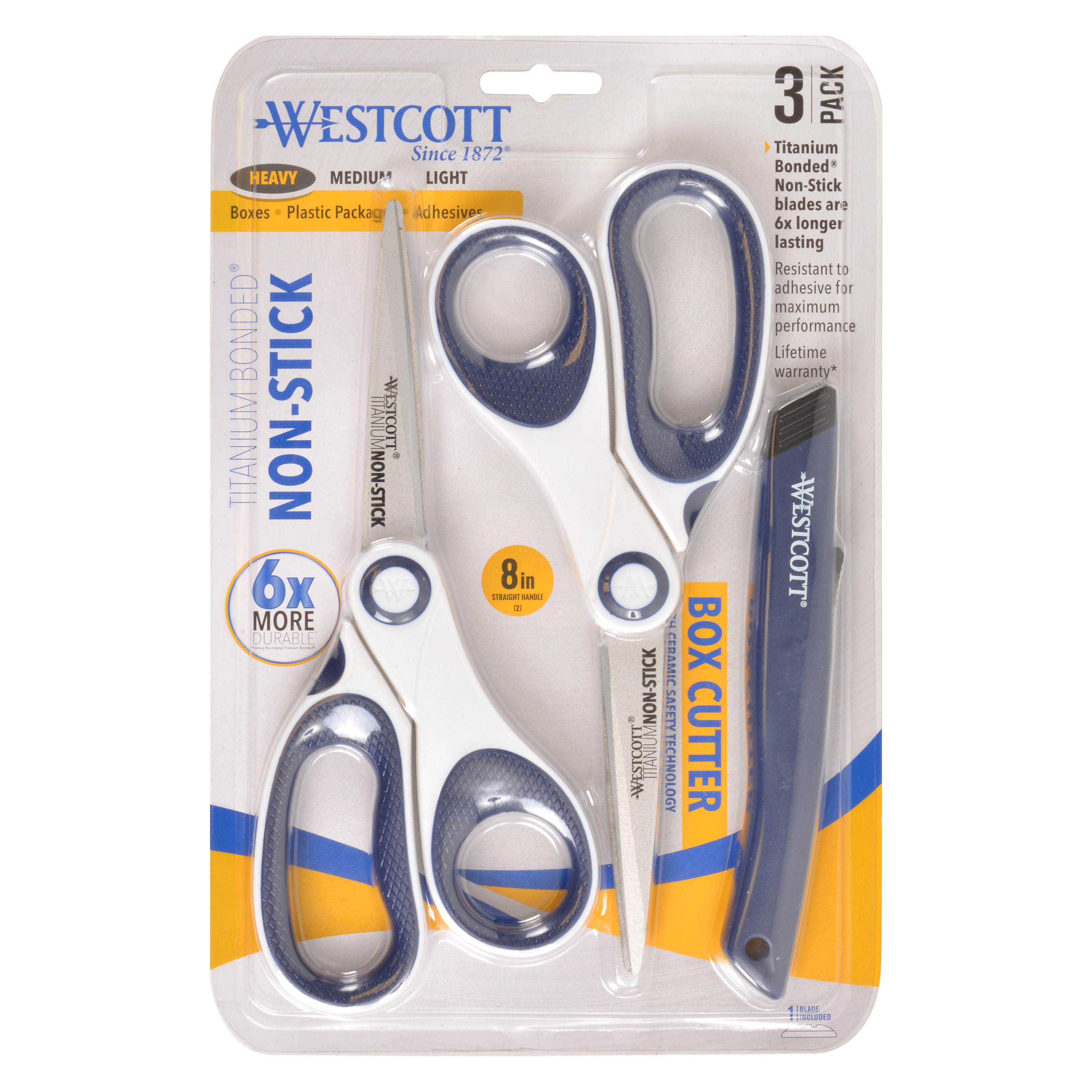 Westcott - Titanium Bonded Scissors and Ceramic Utility Cutter