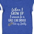 thumbnail image 4 of Inktastic Future Race Car Driver Like Daddy Boys Baby Bodysuit, 4 of 5
