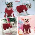 thumbnail image 7 of UOSIA Dog Dress, Cute Dog Dresses for Small Dogs Girl Elegant Puppy Tutu with Bow-Knot, 7 of 7