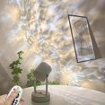 thumbnail image 2 of Velosphere Lamp 360° Rotating 3D Holographic Water Ripple Projector with 16 Color Night Light for Bedroom Bathroom Party (White), 2 of 7