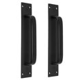 thumbnail image 1 of 2 manijas de puerta de aleación de aluminio de alta calidad con tornillos 5702 + negro Zulema Manija de la puerta del gabinete de aleación, 1 of 8