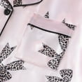 thumbnail image 5 of FASHOFT Cute Pj Bow Pajamas Sets for Women 2 Piece Button Up Short Sleeve Nightwear Lounge Soft Comfy Sleepwear White S, 5 of 8