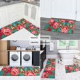 thumbnail image 5 of Pioneer Flower Floral Print Pattern Kitchen Rugs Sets Of 2,Anti Fatigue Kitchen Mat Rugs Non Slip Washable,Decorative Kitchen Floor Mats for Kitchen,Sink,Laundry,17"x30"+17"x47", 5 of 7