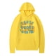 thumbnail image 1 of MHFRRA Sudadera con Capucha y Estampado de Letras para Primavera y Otoño de 2024, Camisa Informal de Manga Larga con Capucha Amarillo, 1 of 2