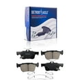 thumbnail image 6 of Detroit Axle - Rear Brake Kit for 2021-2023 Acura TLX, Drilled and Slotted Disc Brake Rotors Ceramic Brakes Pads with Hardware 2022 Replacement: 12.99" inch, 6 of 7