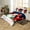 Dark Blue, variant on YST Christmas Corgi Queen Bedding Set,Xmas Decor Gifts Cute Dog Duvet Cover for Kids Boys Girls,Winter Snow Rustic Cabin Bed Set Christmas Corgi Decorations Duvet Cover 3Pcs