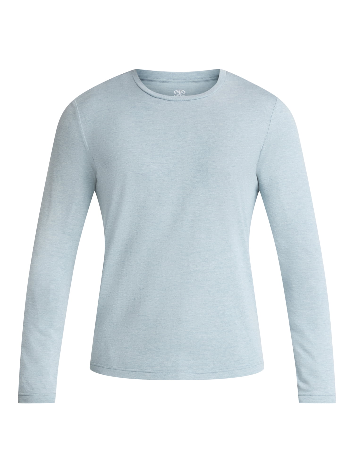 Athletic Works Men's and Big & Tall Men's Tri-Blend Tee with Long Sleeves, Sizes XS-4XLT