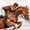 Equestrian Show Jumping, variant on Elephant Stock Sepia Horses Wall Art - Horizontal Canvas Wall Art - Living Room Wall Decor - Animal Canvas - Black And Gray Decor - 12" x 8"