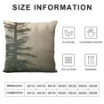 thumbnail image 5 of MLJA Decorative Throw Pillow Covers Valley Rising Mist Foggy Pine Forest Trees Nature Parks Outdoor Range Square Pillow Cover Cases for Couch Sofa, 5 of 5