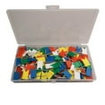 thumbnail image 1 of Jingsheng 100 Pcs Épingles à Drapeaux Multicolores Décoratives Push Tack Réutilisables pour Bureau, 1 of 9